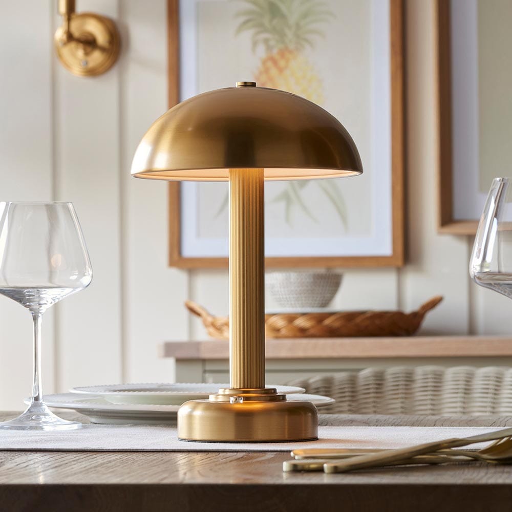 Bailee Gold Rechargeable Table Lamp