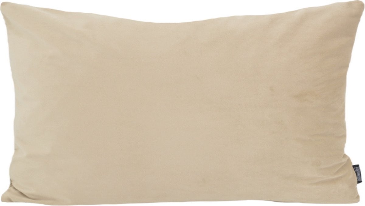 Sierkussen Velvet Beige Long - 30 x 50 cm - Polyester
