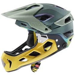 Uvex Fullfacehelm Jakkyl hde 2.0 MTB forest-must - 56-61 - 56-61