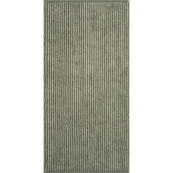 Duschtuch TWO-TONE STRIPE (BL 80x150 cm) - grün - BL 80x150 cm