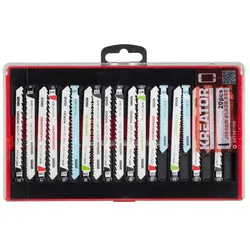 KREATOR KRT041100 Satz Sägeblatter für Stichsägen für Holz Metall Aluminium
