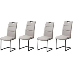 HTI-Living Schwingstuhl DannyP PU Cappuccino