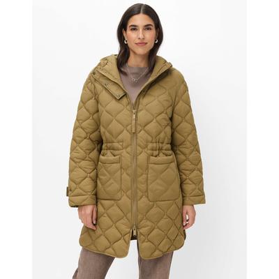 Steppjacke BRAX "Style KAYA", Damen, Gr. 38, khaki, Web, 100% Polyamid, Jacken Steppjacke