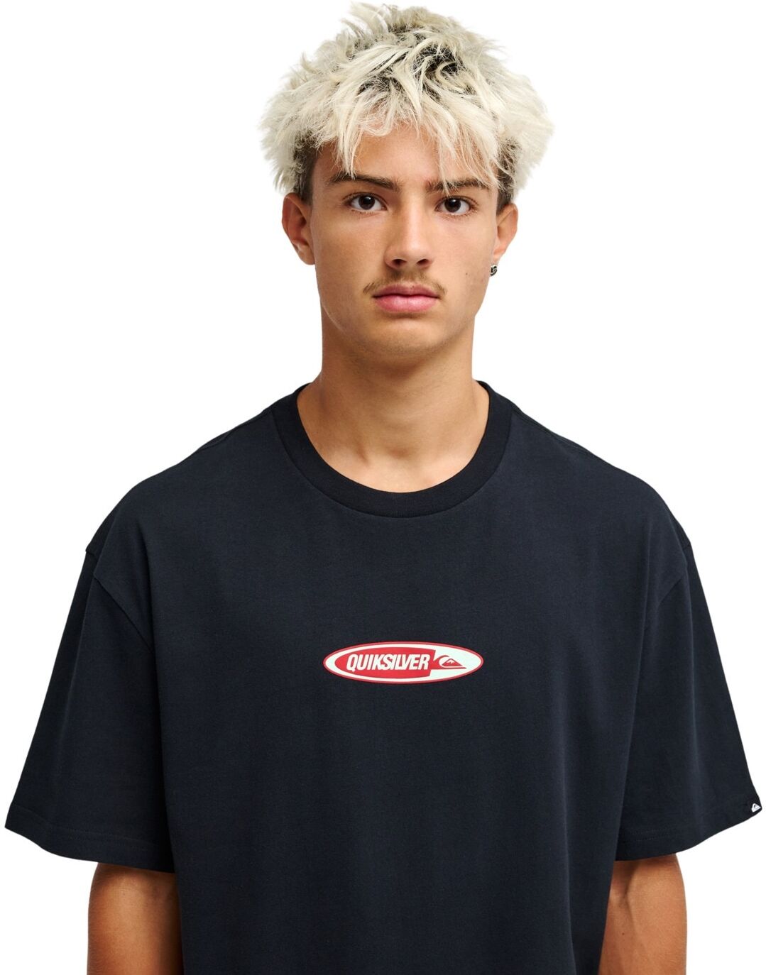 T-Shirt QUIKSILVER "Disk", Herren, Gr. M, schwarz, Obermaterial: 100% Baumwolle., Shirts T-Shirt schwarz M