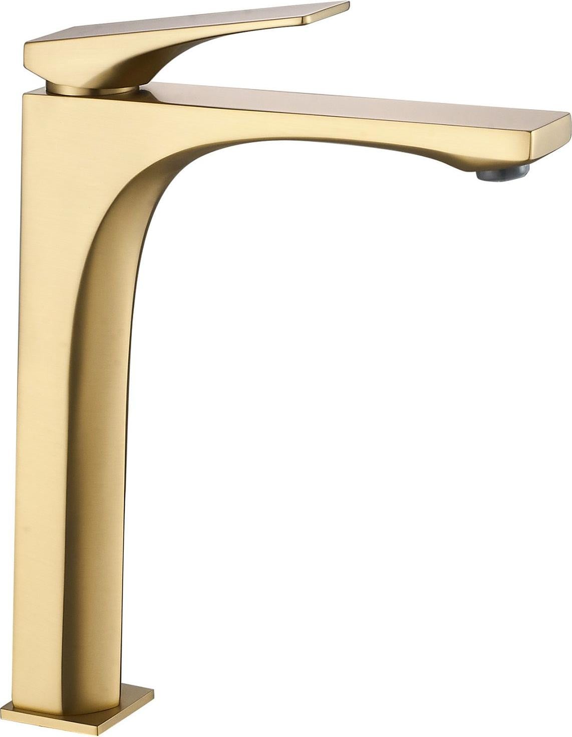 Rea Wastafelkraan Premium Joe Brush Gold High