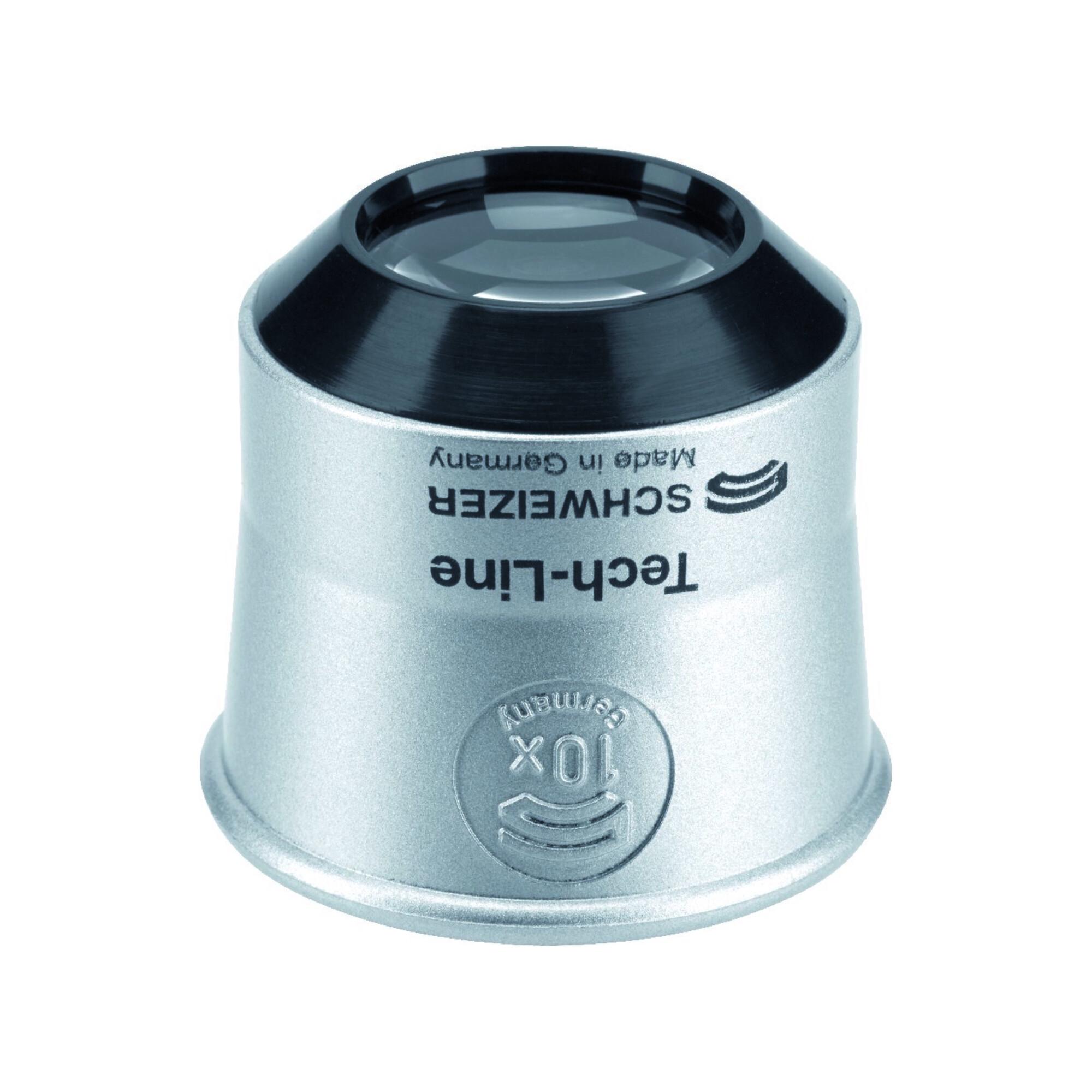 Schweizer Uhrmacherlupe Tech-Line Vergr. 10x Linsen-D.22,8mm (09710)