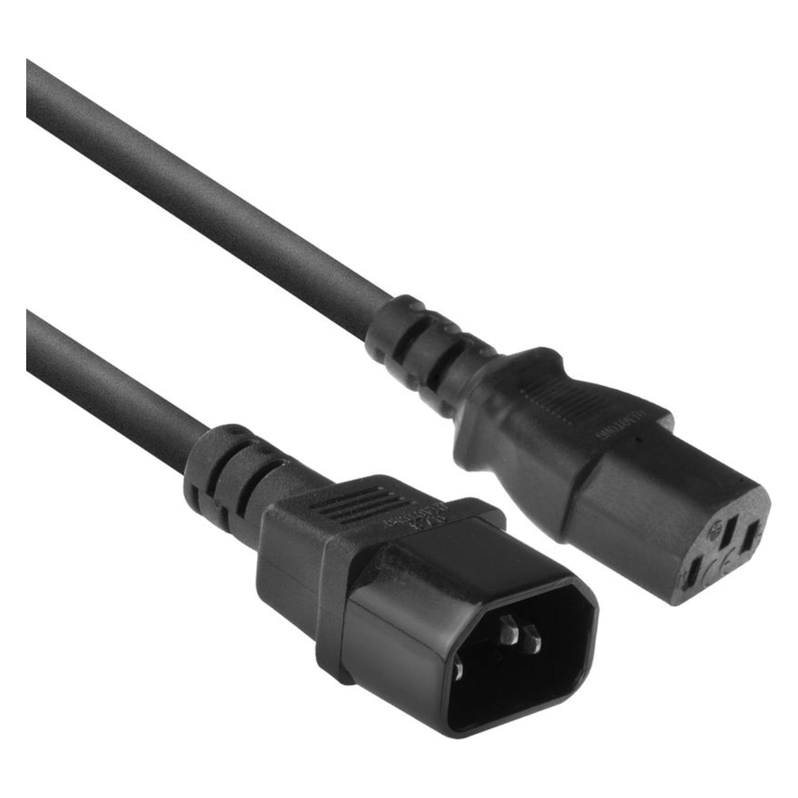 ACT Powercord C13 - C14 black 1.8 m (1.80 m) (AC3315)