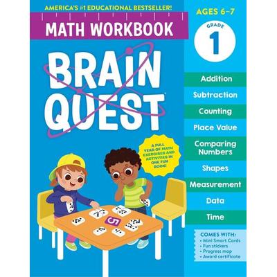 Brain Quest Math Workbook: 1st Grade, Taschenbuch von Workman Publishing, Workman Publishing, 978-1-5235-2422-8