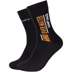 2er Pack CAMP DAVID Casual Legend Crew Socken Herren 9997 - mindset black 39-42