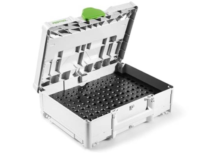 Festool Systainer³ SYS3-OF D8/D12 – Rangement Fraises Défonceuse Boîte de rangement pour fraises de défonceuse de 8 à 12 mm - insert de protection - compatible système Systainer³