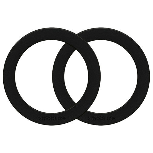 Mobilize Magnetisch Ring Schwarz (2-Pack)