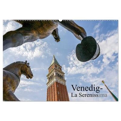 Venedig – La Serenissima (Wandkalender 2026 DIN A2 quer), CALVENDO Monatskalender