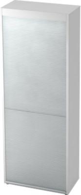 Rollladenschrank TOPAS LINE, vertikal, 6 Ordnerhöhen, weiß