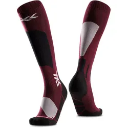 X-SOCKS Ski Discover Merino OTC lange Skisocken R012 - oxide red 35-38