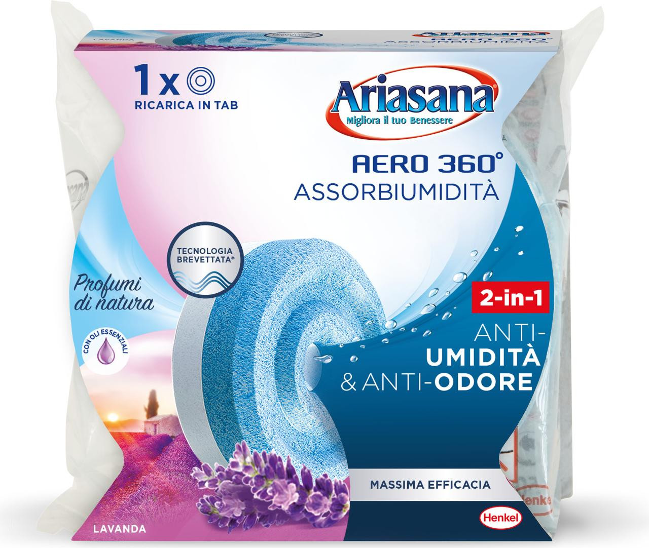 Ariasana Absorbeer Kristallen Vocht- en geurabsorber voor 20 m²