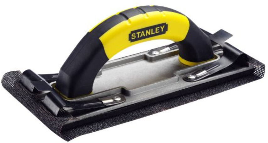 Stanley Handschleifer 230x80,4mm für Schleifpapier mit Klemmvorrichtung, STHT0-05927)
