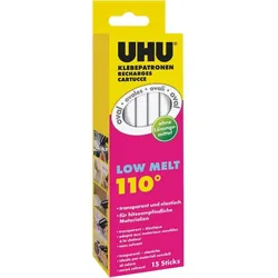 UHU Heißklebesticks LOW MELT 110 transparent