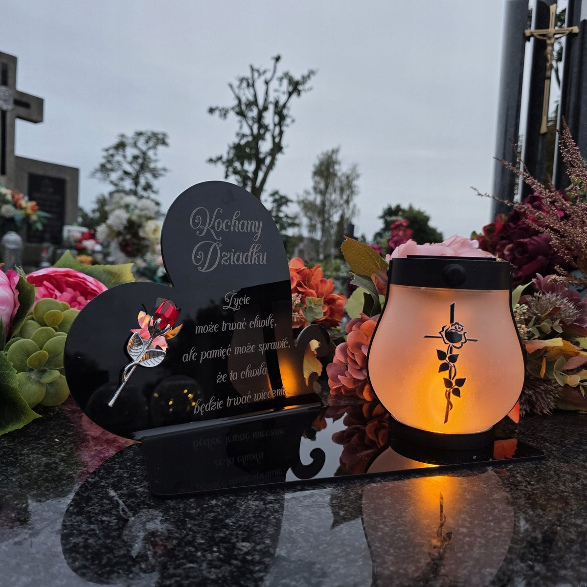 Decortrend Zonne-LED Graflicht voor Herdenking