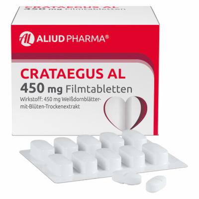 ALIUD Pharma GmbH Crataegus AL 450 mg Filmtabletten bei nachlassender Herzleistung 50 St 00013178