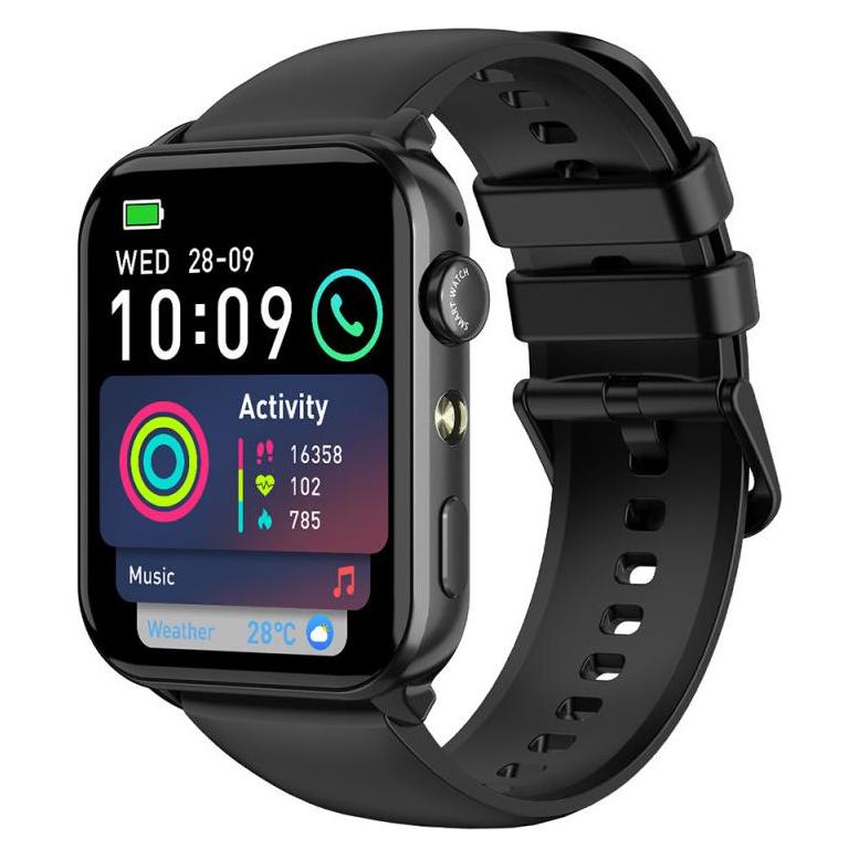 Blackview R30 Max (Montre connectée - 1.91" - Appels bluetooth) Noir (48.51 mm) (R30MAXBLACK)