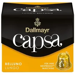 Dallmayr Kaffeekapseln »capsa Lungo Belluno« für Nespresso® schwarz