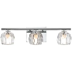 Elstead Lighting, Wandleuchte, Regalia LED Wandleuchte G9 3-fach Poliertes Chrom Klar IP44 (900 lm)