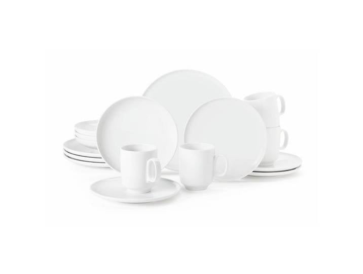 Seltmann Weiden Kombiservice Sento Home, Weiß, Keramik, 16-teilig, 400 ml, Essen & Trinken, Geschirr, Geschirr-Sets, Kombiservice