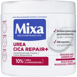 2x Mixa, Bodylotion, Urea Cica Repa (Körpercreme, 400 ml)