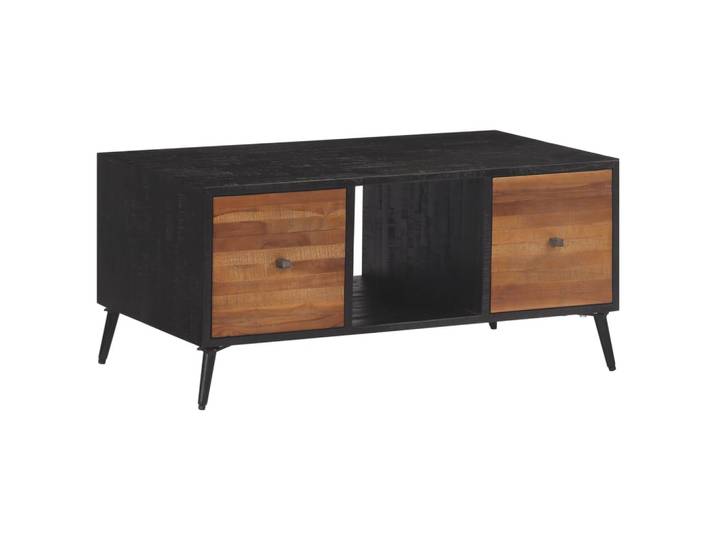 vidaXL Couchtisch 90x50x41 cm Recyceltes Massivholz Teak