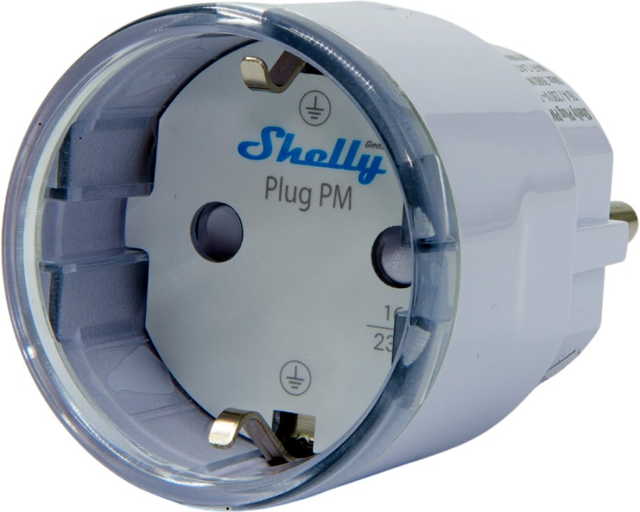 Shelly Plug PM Gen3 white Zwischenstecker Leistungsmessung bis 16A WLAN BT weiß Shelly_Plug_PM_Gen3_w