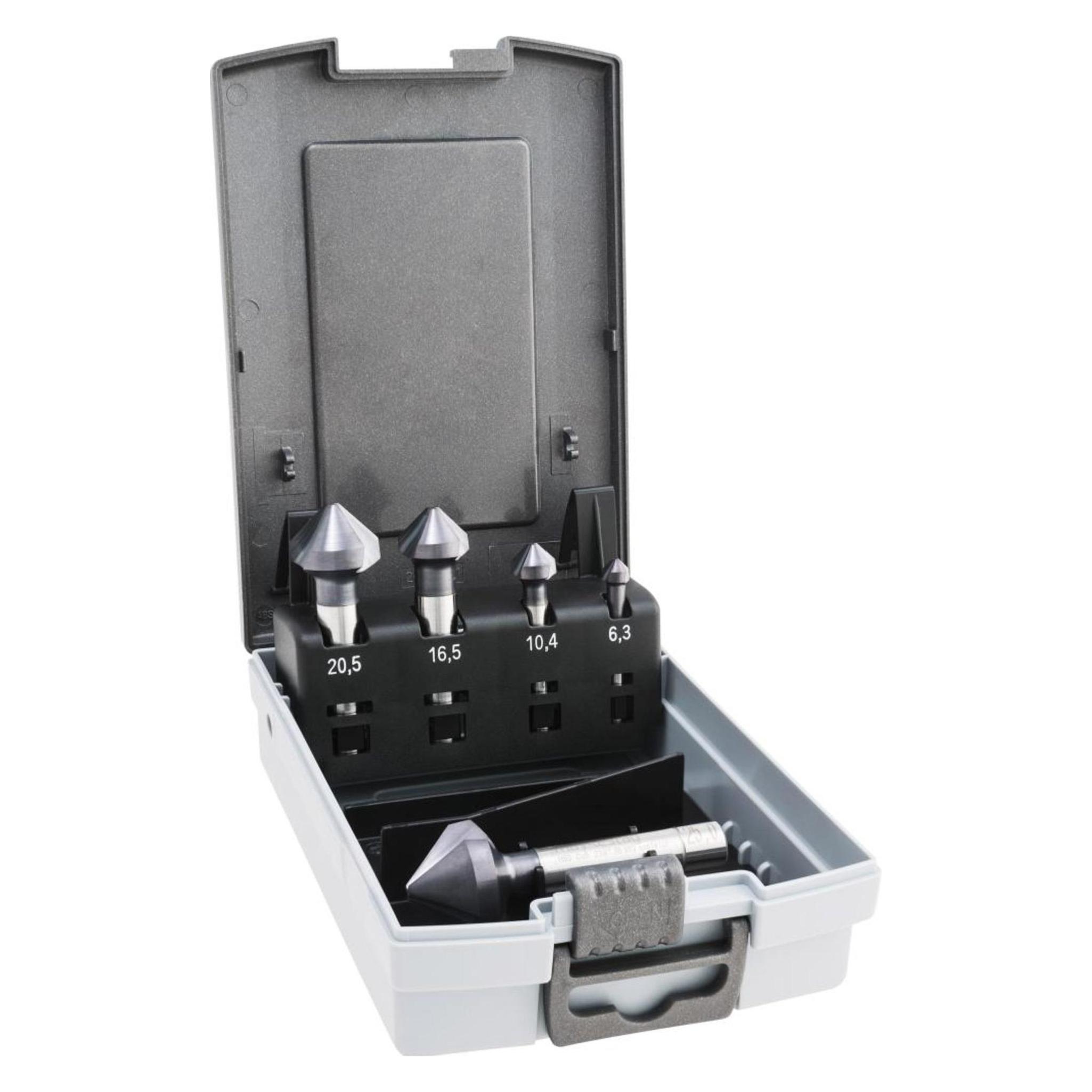Maykestag Kegelsenker Satz ungleiche Teilung HSS-E 6,30-25 90G ALUNIT (6,3-25,0 mm) (9002741240265)