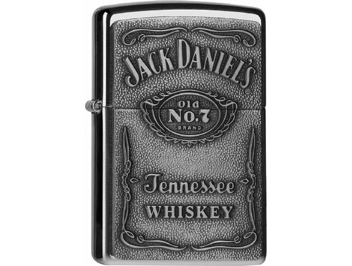 Zippo aansteker Jack Daniel's Chrome Label Emblem