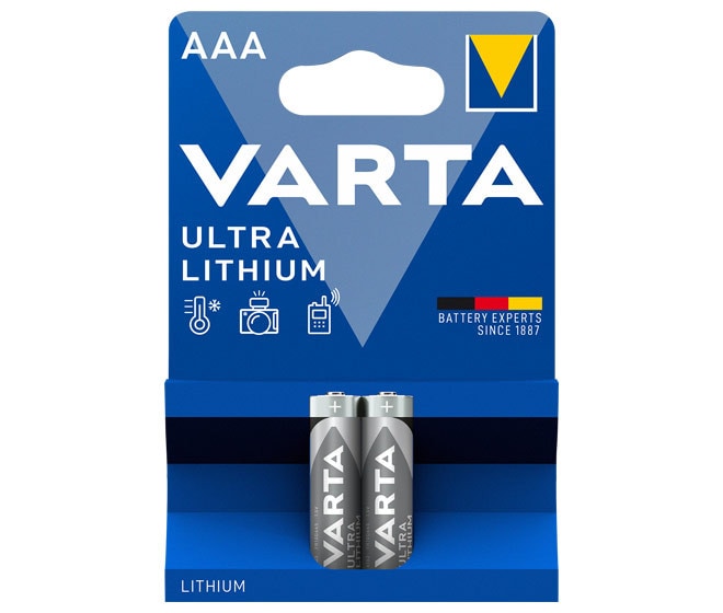 VARTA AG VARTA Professional Ultra Lithium Batterie Micro AAA FR03 2er Blister 06103301402