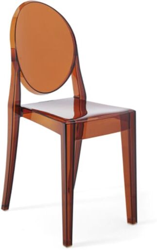 Kartell Victoria Ghost Stuhl 4er Set (bernstein transparent) bernstein transparent