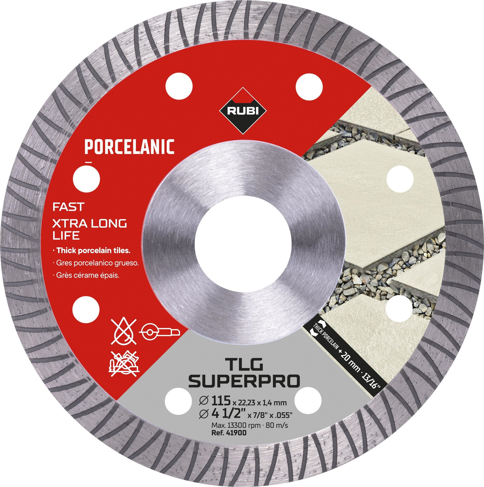 Rubi Schijf TLG 125 EXT SUPER PRO - 41901