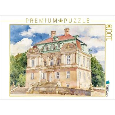 CALVENDO Puzzle Jagdschloss Eremitage | 1000 Teile Lege-Größe 64 × 48 cm Foto-Puzzle für glückliche Stunden