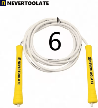 Inspire Picks NeverTooLate PVC Fitness Skip Rope Strong PVC Skip Rope With Long Handles 8