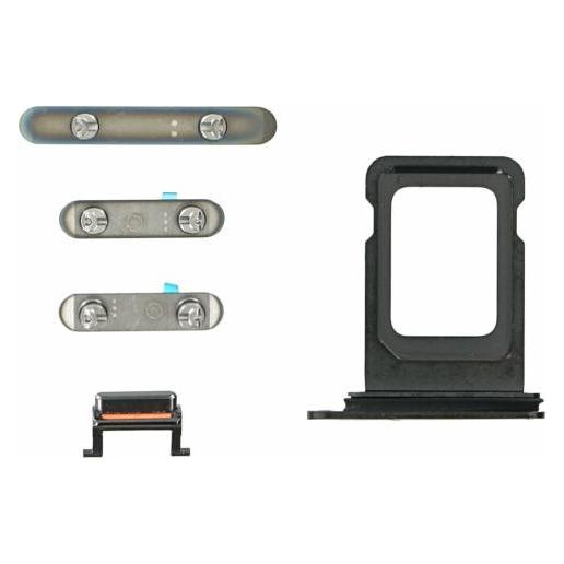 OEM Button Set für iPhone 11 Pro Max space grey (Apple iPhone 11 Pro Max) (25446328)