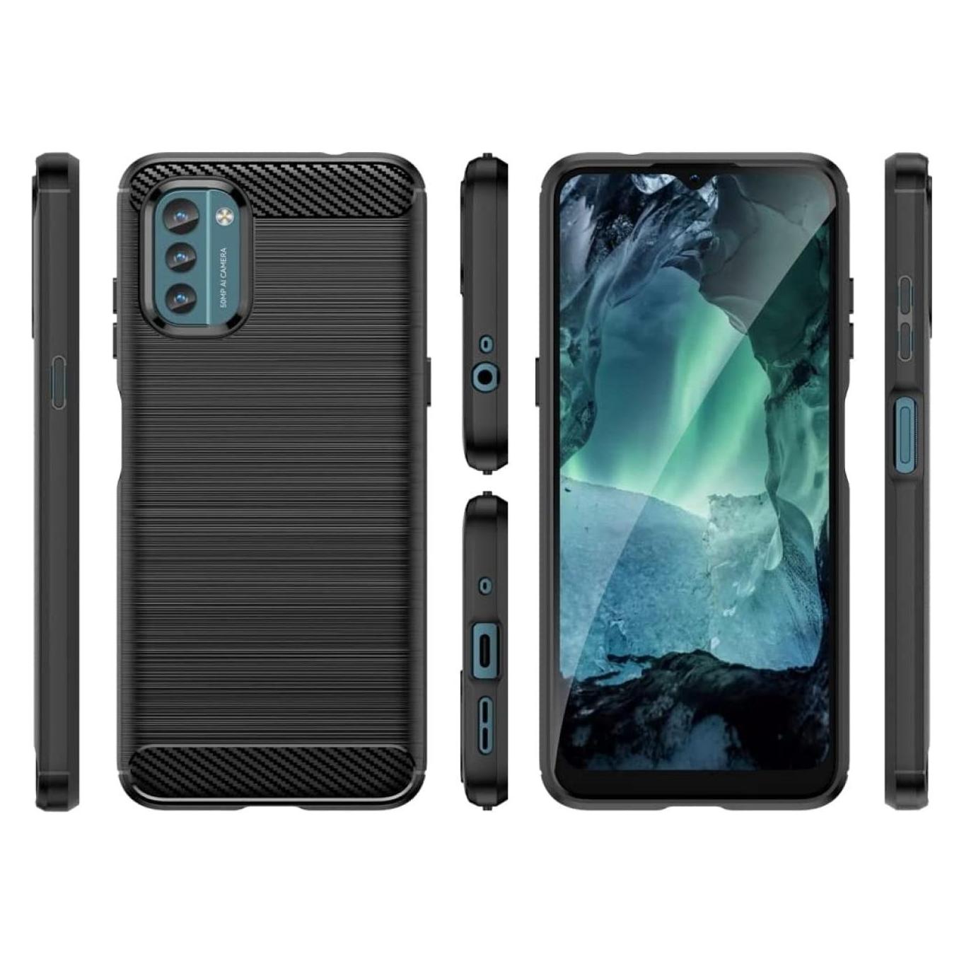Screenguard Nokia G21 Hülle Carbon Brushed Soft TPU (Nokia G21) (00030935)