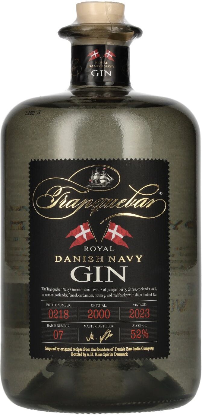 Tranquebar Royal Danish Navy Gin 52% Vol. 0,7l