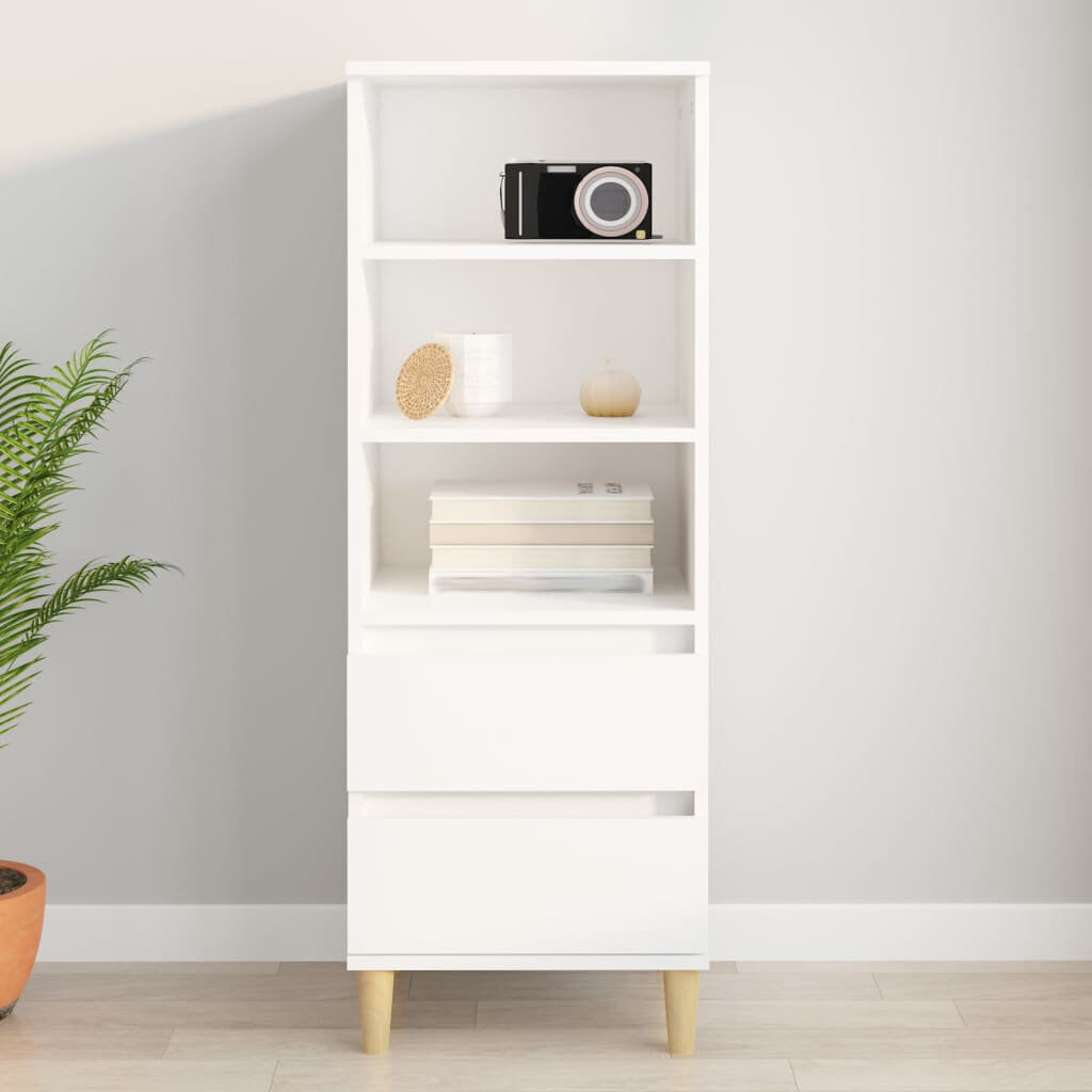 17 Stories Kihana 40cm Sideboard White/Oak 110cm H X 40cm W X 36cm D