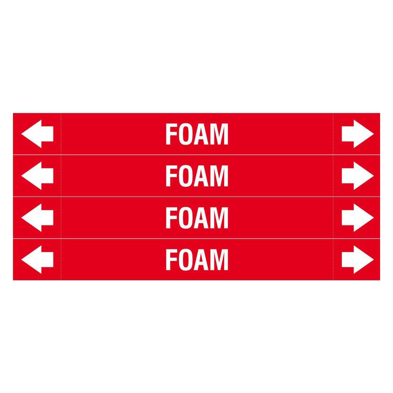 Brady ASME - Rohrmarkierer - Foam (ASMEPM-26X230MM-FOAM)