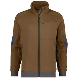 Velox Sweatshirt, lehmbraun/anthrazit, Größe M - lehmbraun/anthrazitgrau - M