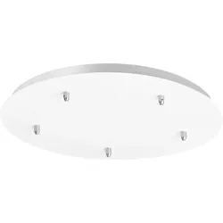 FABAS Baldachin für Pendelleuchte Kit Luci Alu, Eisen, Stahl & Metall Weiß