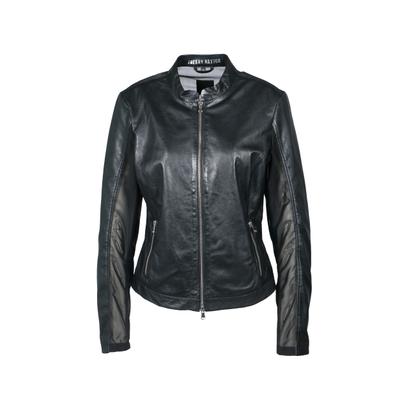 Lederjacke FREAKY NATION "Party Nights-FN", Damen, Gr. S (36), schwarz, Oberstoff: 100% Leder. Futter: 100% Polyester, Jacken