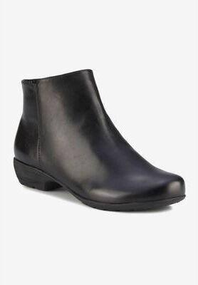 Women's Ezra Bootie by Ros Hommerson in Black Leather (Size 11 N)