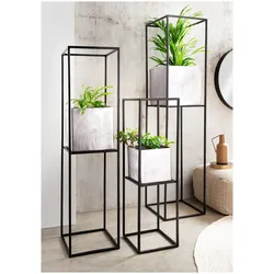 die Faktorei »Plant« Pflanzsäule natur vernickelt 37x150x37 cm
