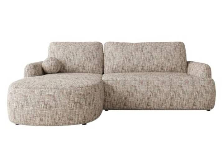 Mirjan24 Ecksofa Loridu Premium mit Bettkasten (Tracy 211.01, L) Freistehendes Ecksofa mit Schlaffunktion, L-Form, 1 Zierkissen, abgerundeten Formen, B/H/T: 250/90/174 cm