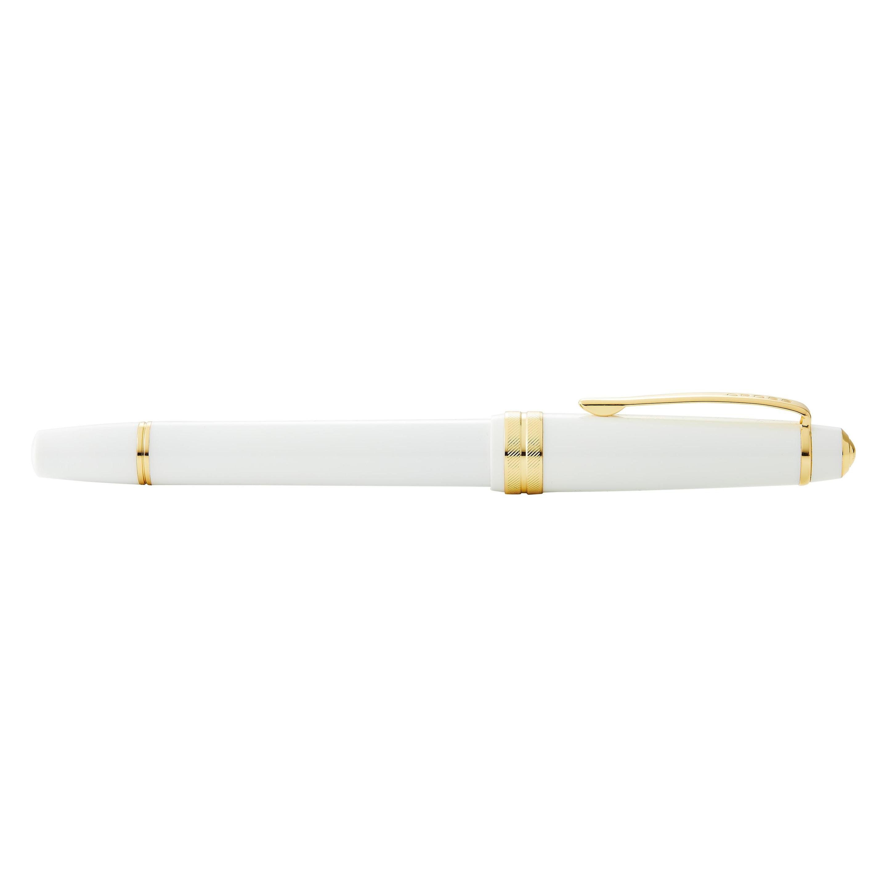 Cross Füllfederhalter Bailey Light Weiss/Gold, Extra-Fein, in Geschenkbox (1x) (AT0746-10XF-CR)