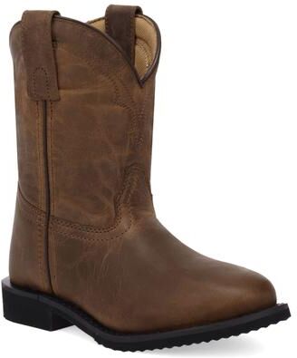 Dan Post Boots Rowe Y (Boys' Youth) Casual in Tan, Size 4.5 Youth D, Leather